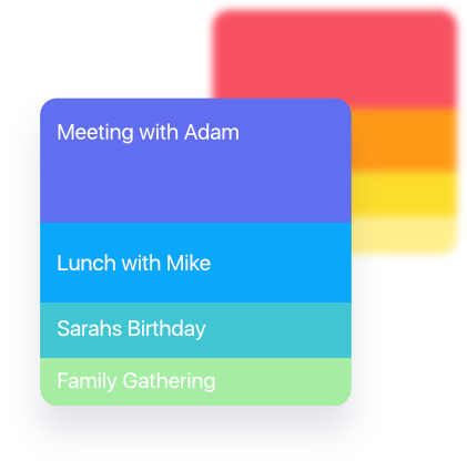 scheduling using colors